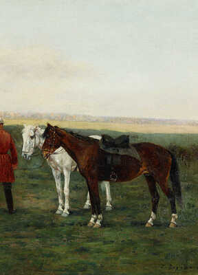 Ворошилов Сергей Семенович. Сцена охоты (Сбор гончих)